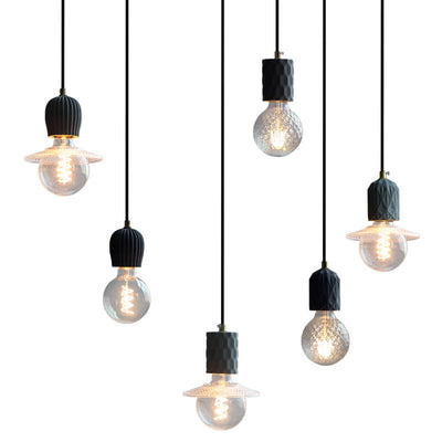 Retro Creative Cement 1-Light Small Pendant Light