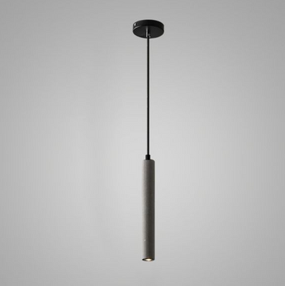 Retro Multicolor Zement Langstreifen LED Pendelleuchte 
