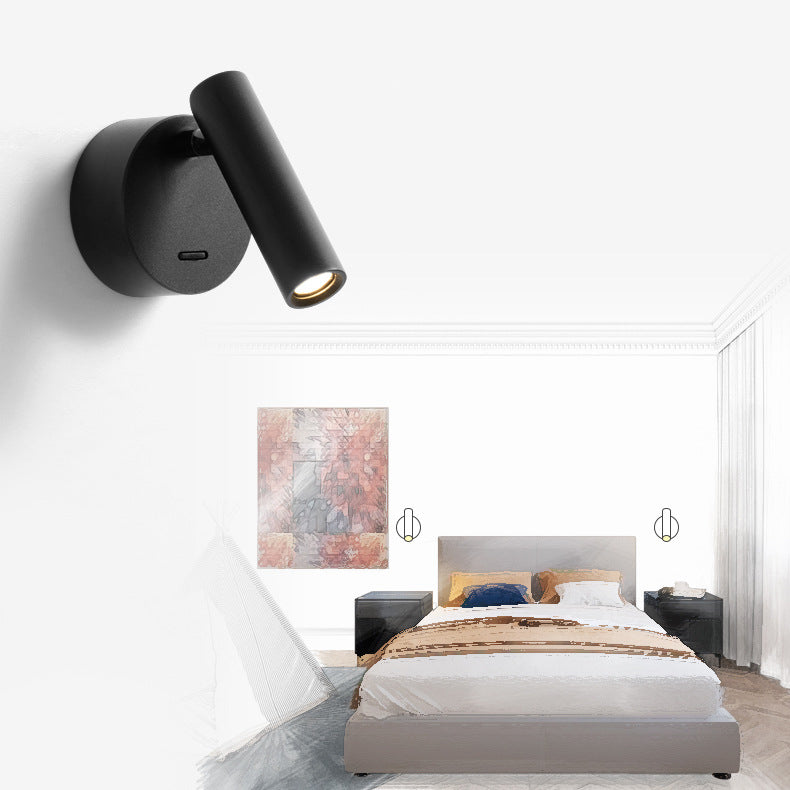 Nordic Minimalist Spotlight LED Adjustable Wall Sconce Lamp