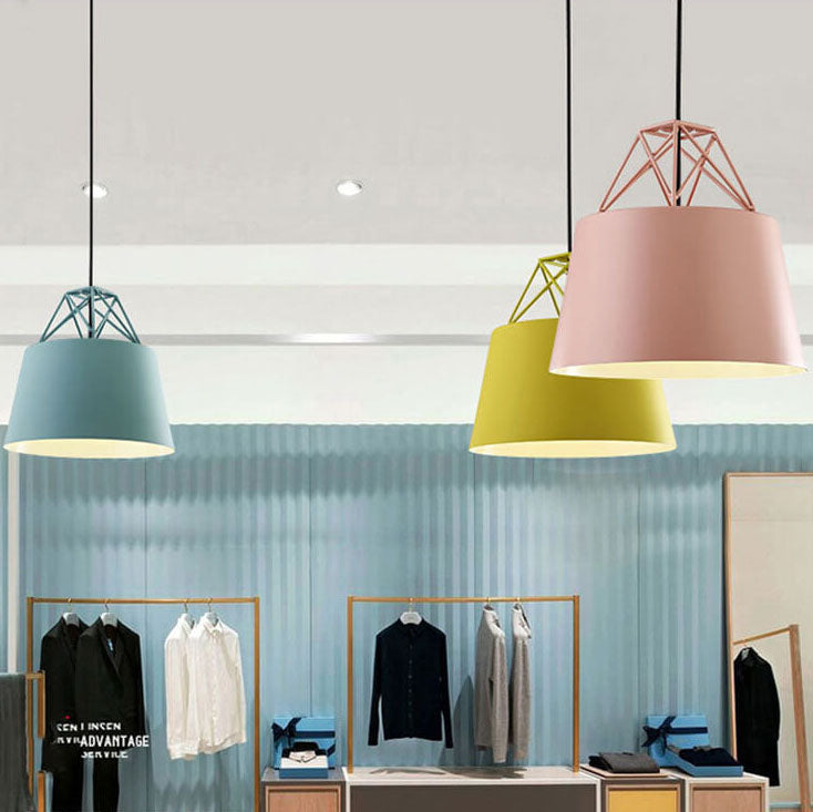 Nordic Macaron Dome 1-Light Pendant Light