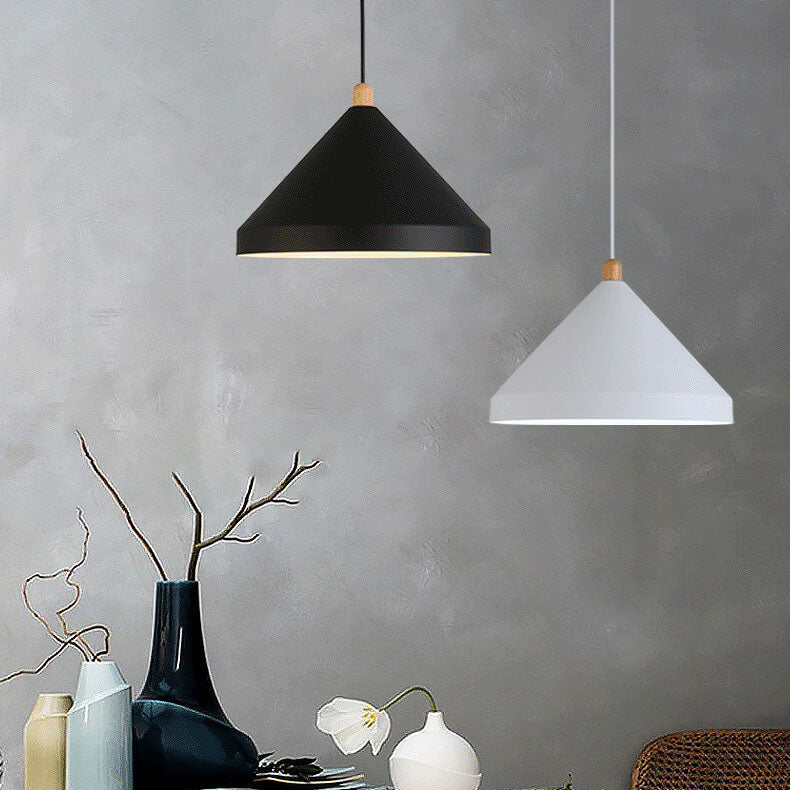 Nordic Simple Cone Shade 1-Light Pendant Light