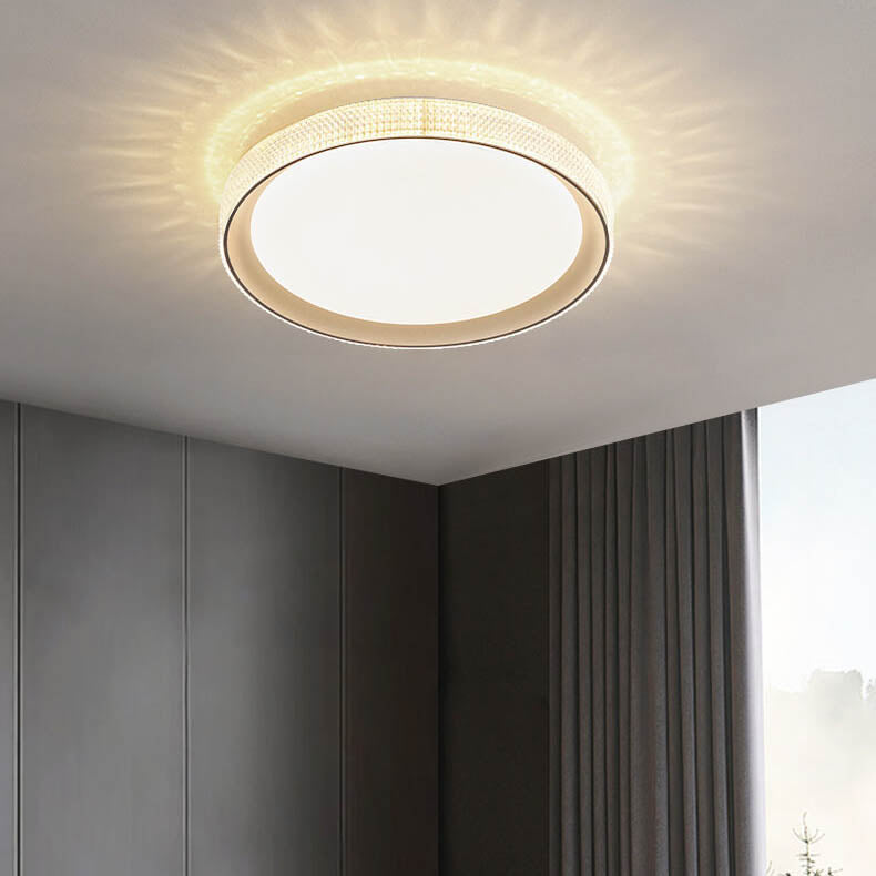 Creative Circular Luminous LED Flush Mount Ceiling Light