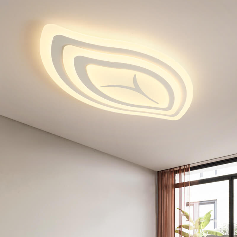 Creative Leaf Acrylic LED Flush Mount Ceiling Light