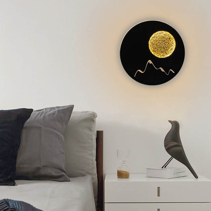Nordic Round Planet Decorative 1-Light LED Wall Sconce Lamp