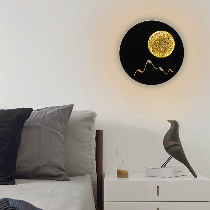 Nordic Runde Planet Dekorative 1-Licht LED Wandlampenleuchte 