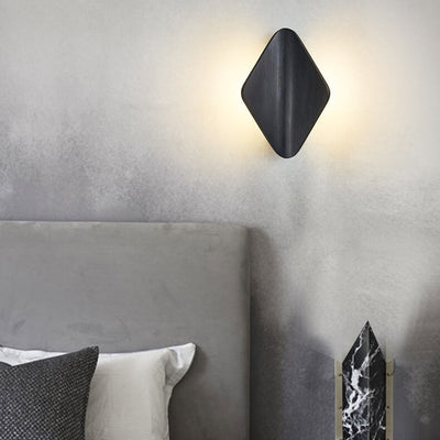 Modern Bending Rhombus Aluminum LED Wall Sconce Lamp