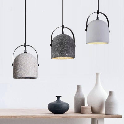 Nordic Creative Cement Cylinder 1-Light Pendelleuchte 