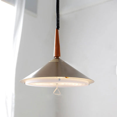 Industrial Iron Vintage Triangular Cone Design 2-Light Pendant Light