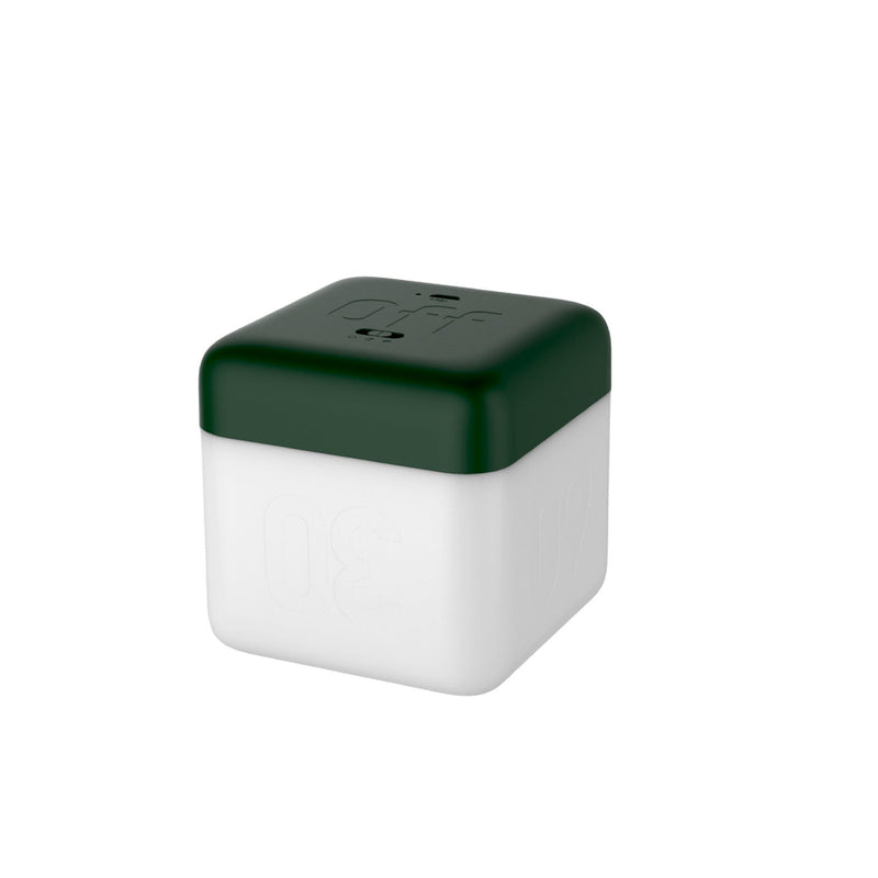 Lampe de table LED rechargeable USB avec minuterie de rotation pour cube magique moderne 