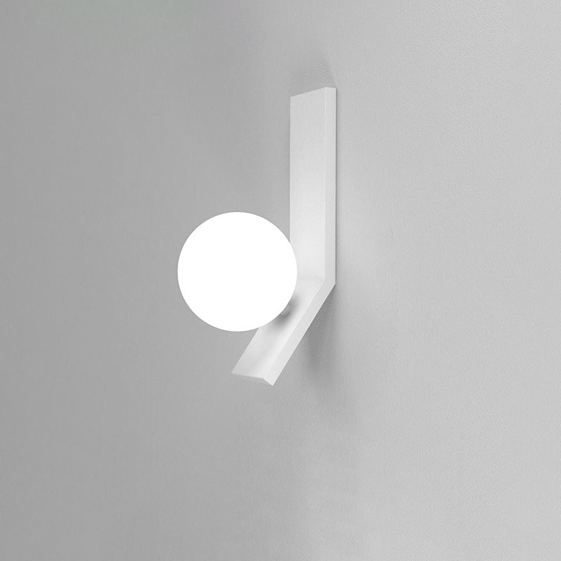 Modern Simple Acrylic Ball Shade LED Wall Sconce Lamp