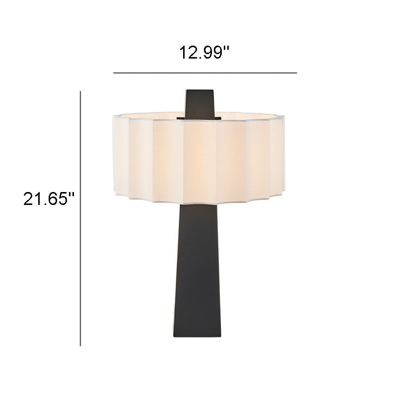Modern Simple Gear Shade 1-Light Table Lamp
