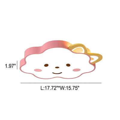 Cartoon Creative Clouds Cat Ears LED Unterputz-Deckenleuchte 