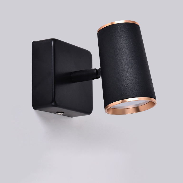 Lámpara Aplique de Pared de 1 Luz Giratoria Simple de Hierro Industrial 