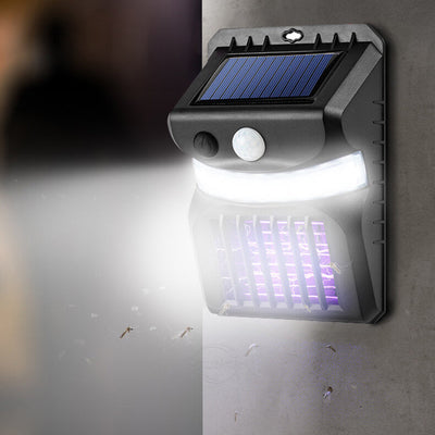 Solar-Mückenabwehrfunktion Menschlicher Intelligenter Sensor Außen Garten Wandleuchte 