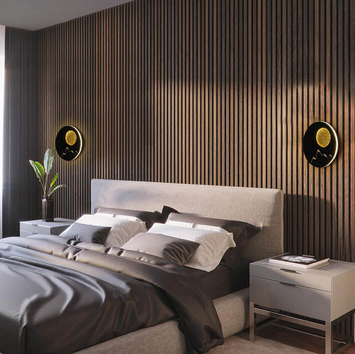 Nordic Round Planet Decorative 1-Light LED Wall Sconce Lamp