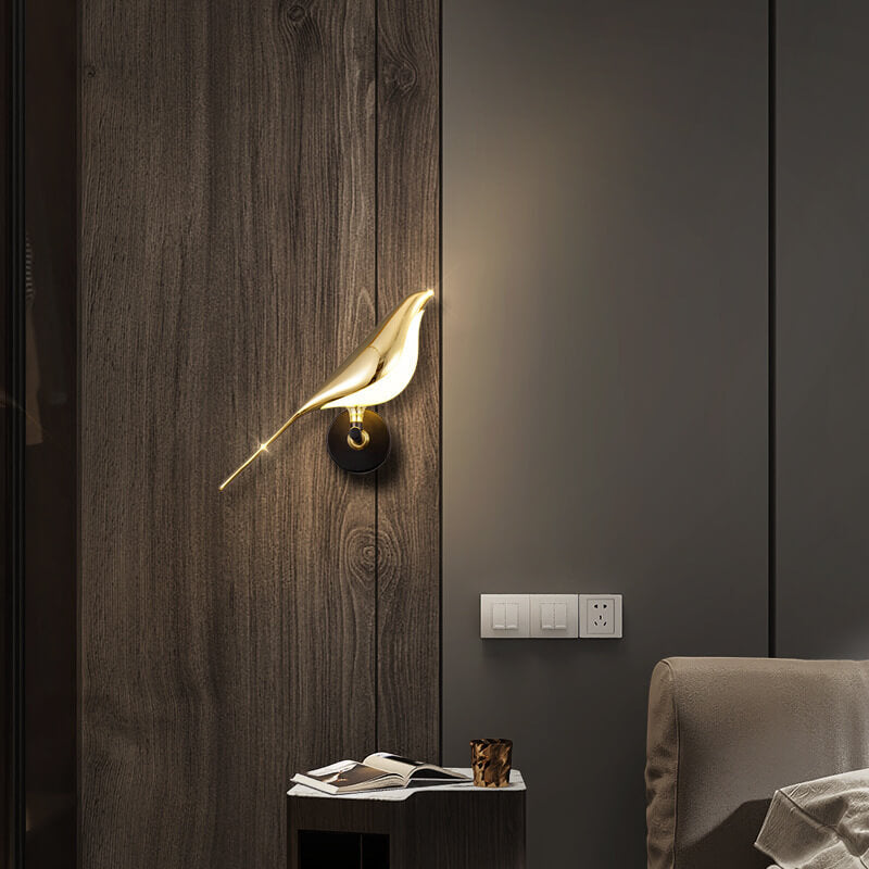 Modern Creative Bird 1/2 Light LED Rotatable Wall Sconce Lamp