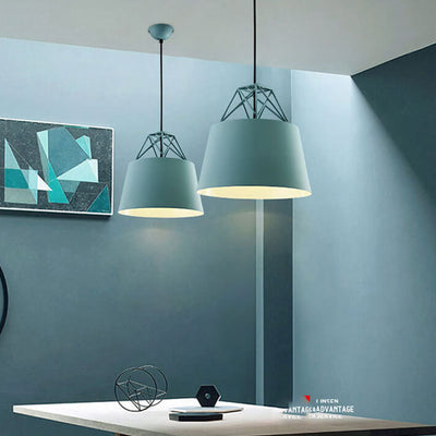 Nordic Macaron Dome 1-Light Pendant Light