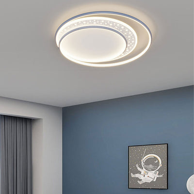 Nordic Creative Simple Circle Tangent Gypsophila Dekorationsdesign LED Unterputzleuchte 