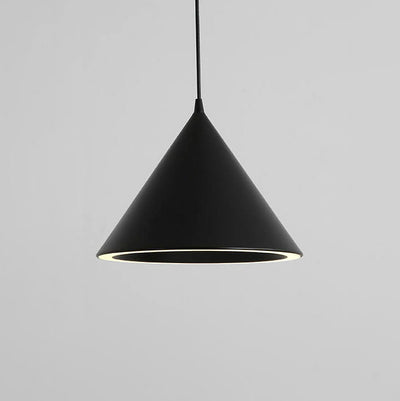Modern Macaron Aluminum Cone Shape 1-Light LED Pendant Light