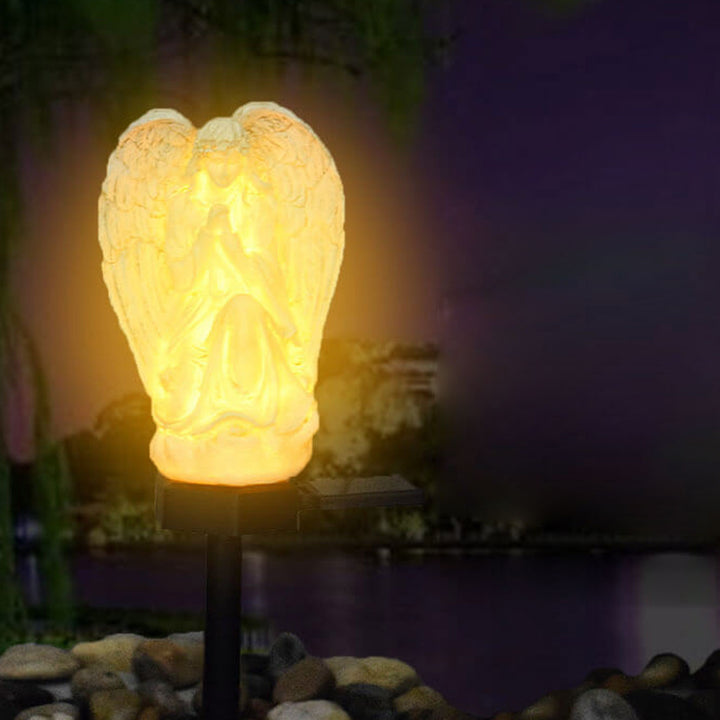 Solar Outdoor Angel Patio Wasserdichte Rasen Landschaftsbeleuchtung 
