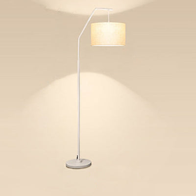 Modern Simplicity Fabric Fishing Rod Shape 1-Light Standing Floor Lamp