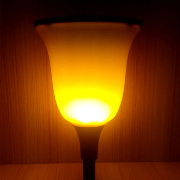 Solarbetriebene Outdoor-Flammenfackel-Licht Rasen Einsetz Boden Garten Landschaftslicht 