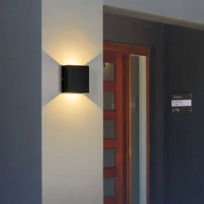 Applique Murale à Capteur de Corps LED Carrée Simple Moderne 