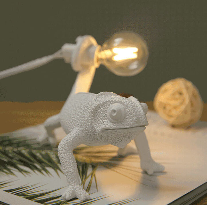 Creative Resin Chameleon 1-Light Table Lamps