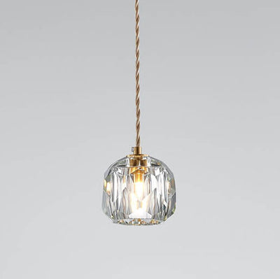 Modern Crystal 1-Light Pendant Light