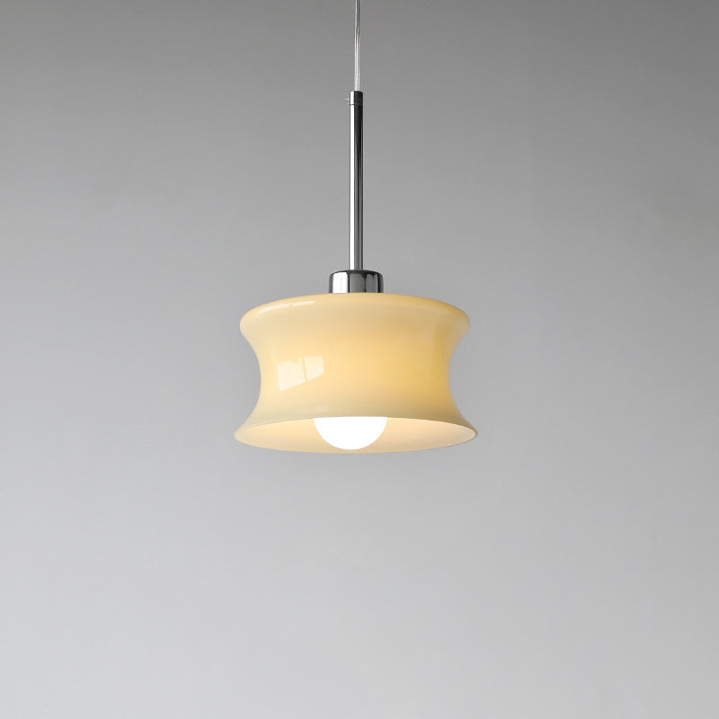 Französisches Vintage-Glas Kreative Form 1-flammige Pendelleuchte 