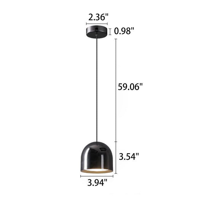Lustre à LED suspendu simple en fil nordique 