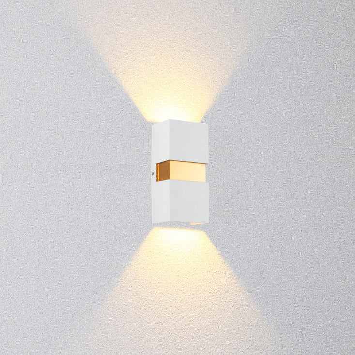 Moderne einfache wasserdichte Aluminium-LED-Außenwandleuchte 