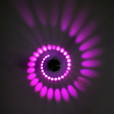Modern Aluminum Creative Spiral Round LED Decorative Light
