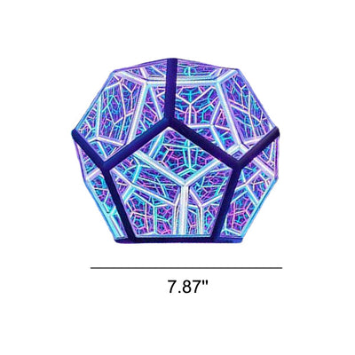 Infinity Dodecahedron LED Night Light Art Table Lamp