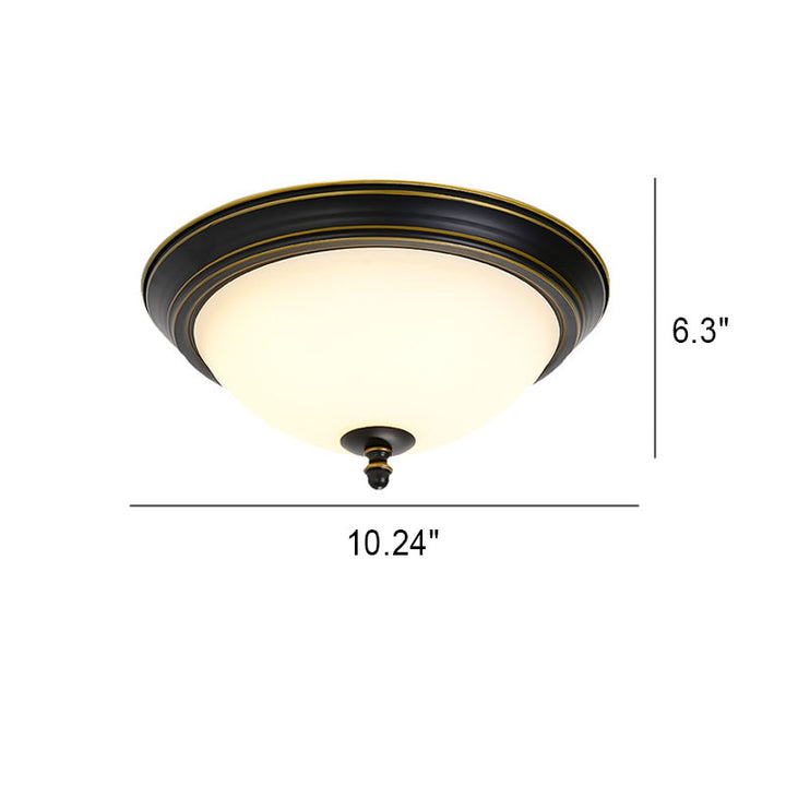 Éclairage encastré LED en fer rustique rétro moderne 