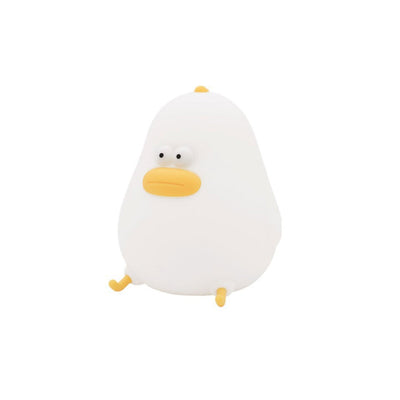 Lampe de table USB avec veilleuse en silicone LED pour poussin dessin animé 