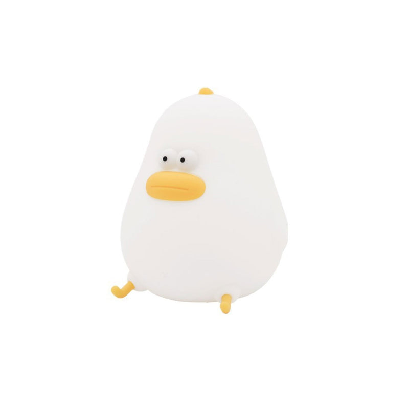 Lampe de table USB avec veilleuse en silicone LED pour poussin dessin animé 