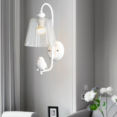 Nordic Simple Bird/Angel Design 1-Light Wall Sconce Lamp