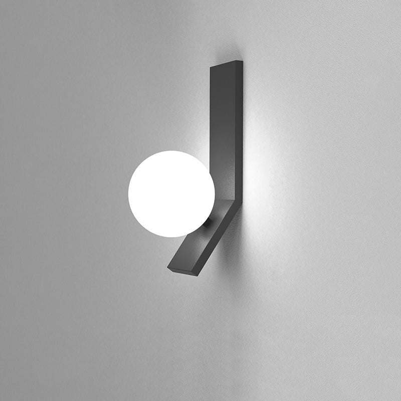 Modern Simple Acrylic Ball Shade LED Wall Sconce Lamp