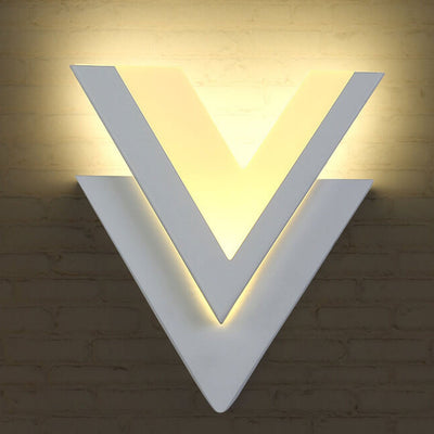 Minimalist Creative V Shape LED Wall Sconce Lamp