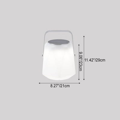 Lumière de camping portable à LED avec télécommande solaire de simplicité contemporaine pour patio extérieur 