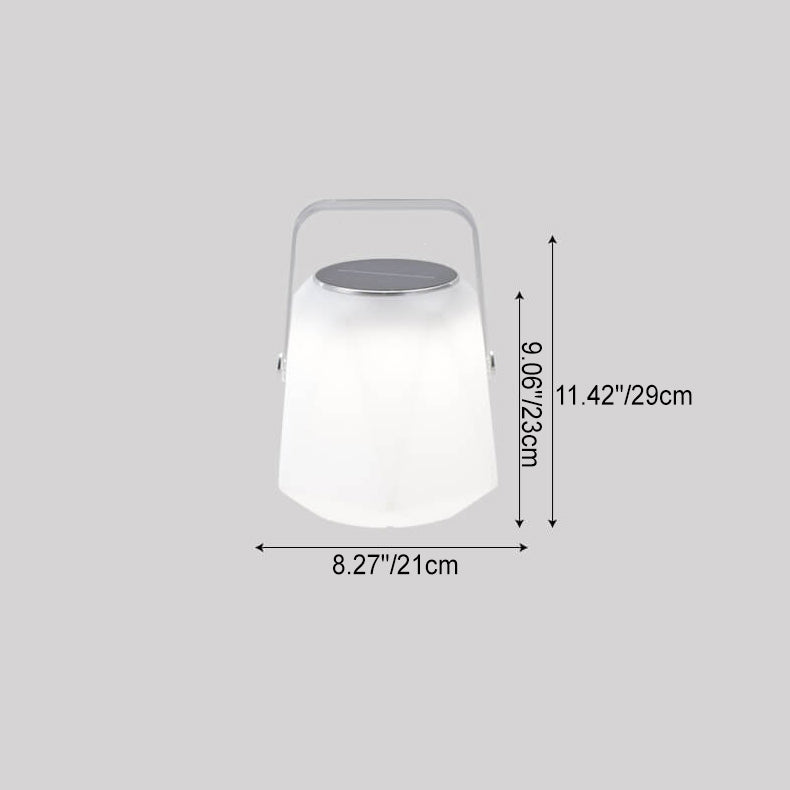 Lumière de camping portable à LED avec télécommande solaire de simplicité contemporaine pour patio extérieur 