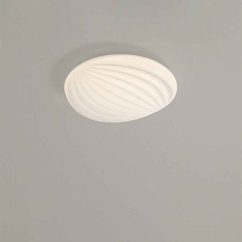 Modern PC Shell Shape LED Creative Flush Mount Light