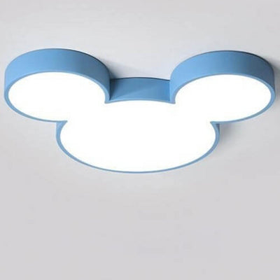 Mouse Cartoon Slim LED Flush Mount Ceiling Light
