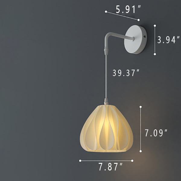 Japanese Simple Three-dimensional Petal Design LED Wall Sconce Lamp