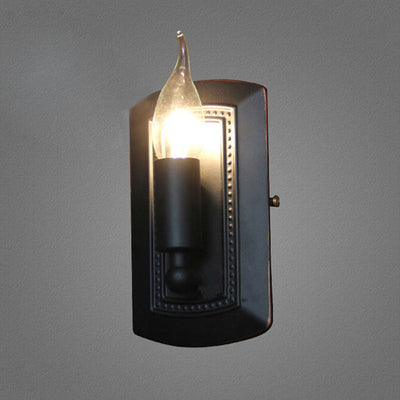 Retro Industrial Iron Creative Square Box Design 1-Light Wall Sconce Lamp