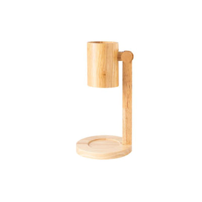 Modern Solid Wood Simple Lamp Head Adjustable LED Melting Wax Table Lamp