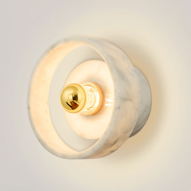 Nordic Light Luxury Marble 1-Light Wall Sconce Lamp
