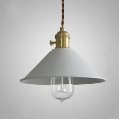 Nordic Macaron Iron Bell Shade 1-Light Pendant Light