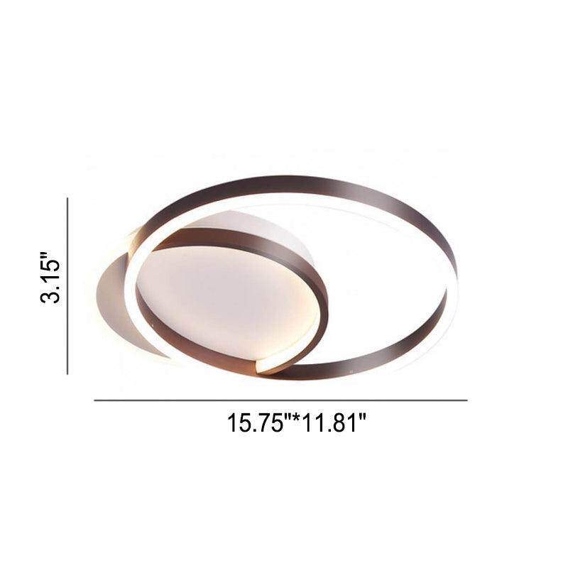 Luz de techo LED Nordic Creative Circle 